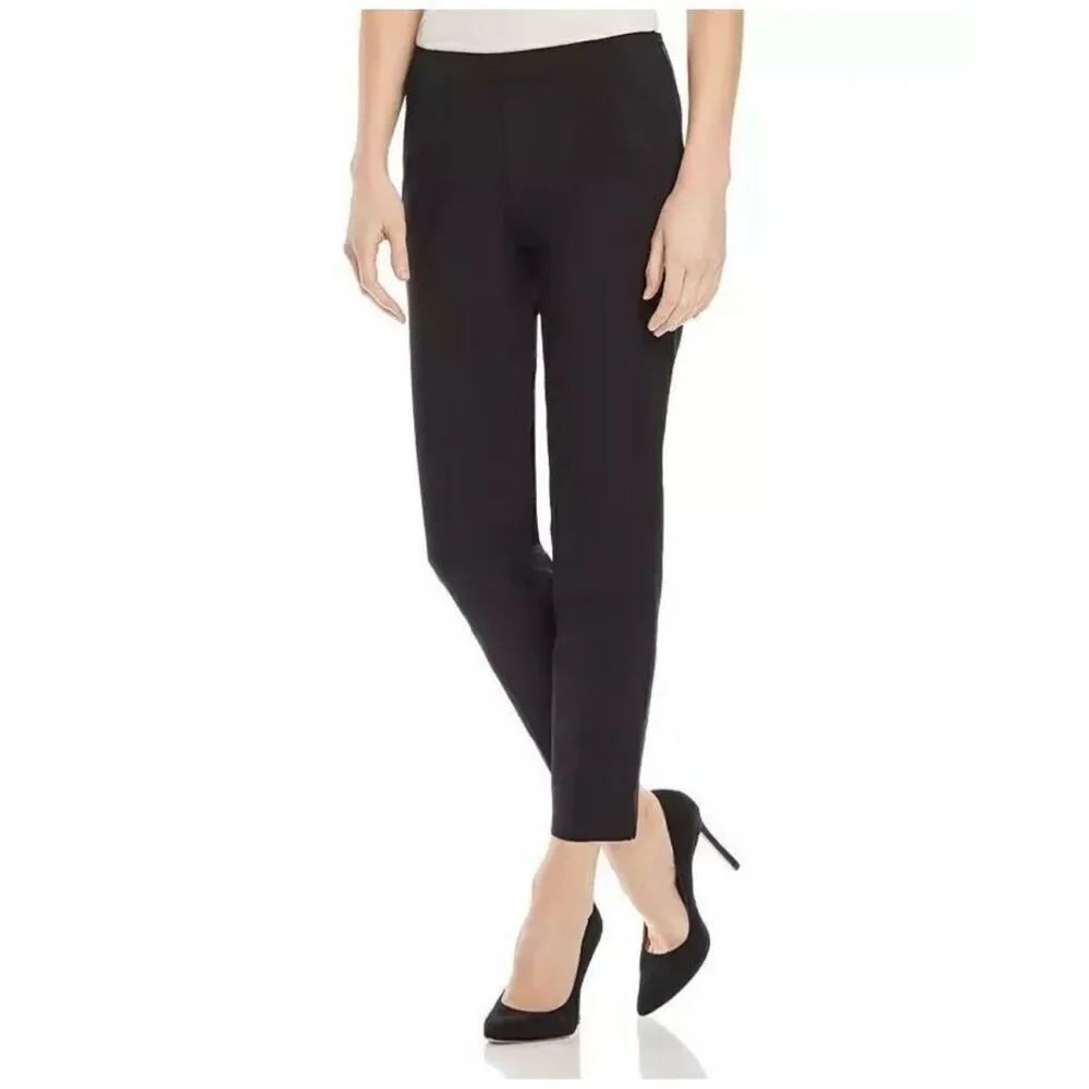 Talbots Black Heritage Straight Leg Dress Pants sz 24W NWT